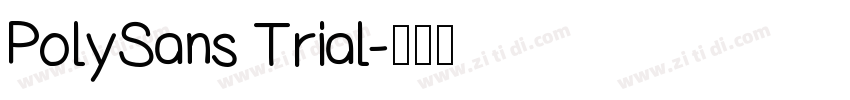 PolySans Trial字体转换